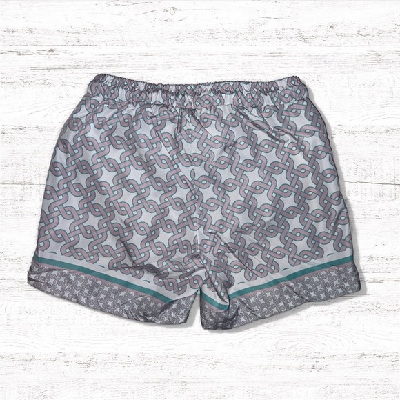 BooHoo Man Aztec Print Swim Shorts In Large - Picture 3 of 5